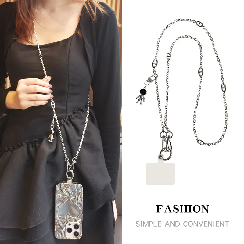 Crossbody Lanyard Neck Strap Case - 여성용 긴 크로스바디 랜야드 휴대폰 랜야드,