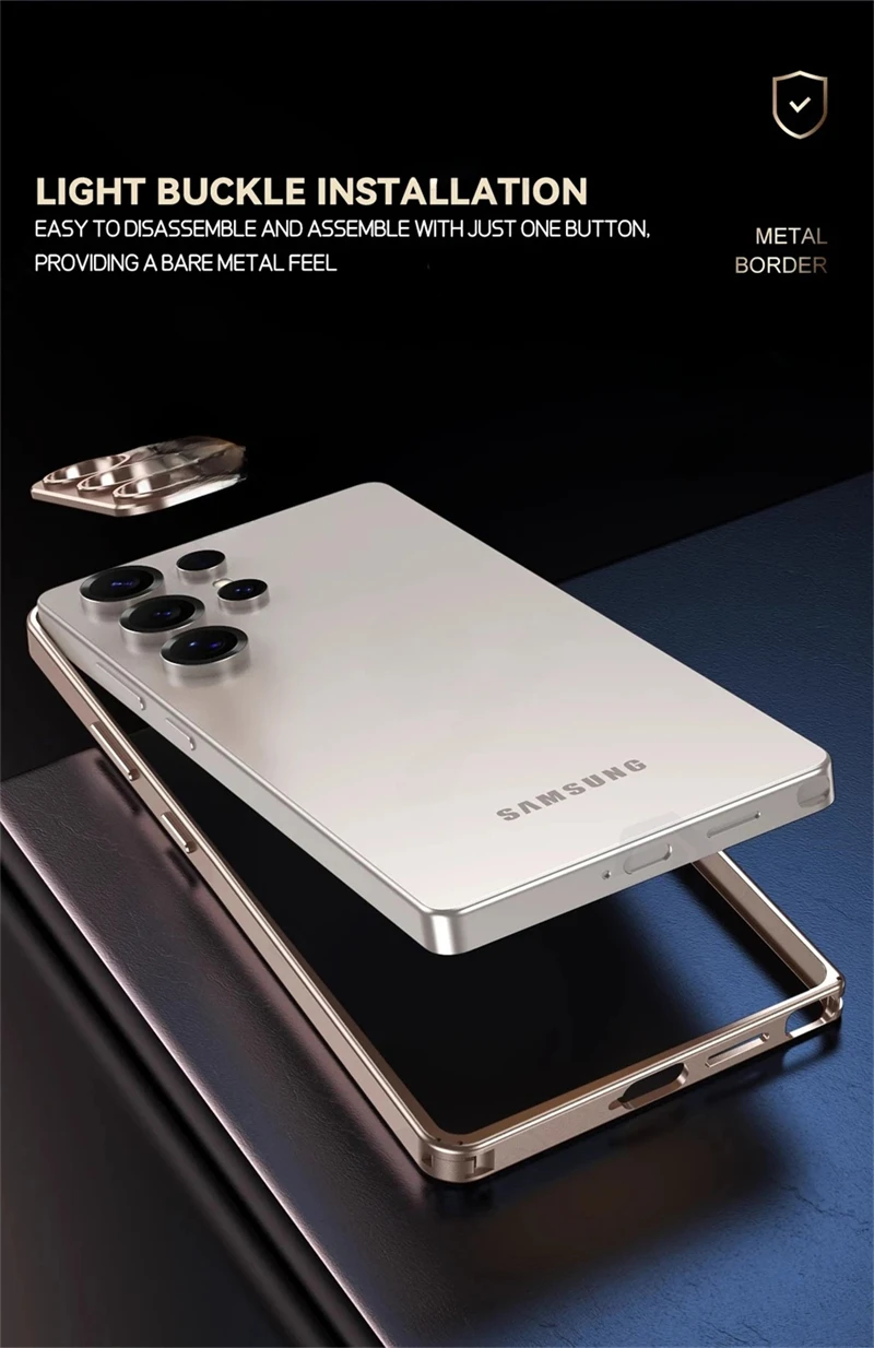 삼성 갤럭시 S23 S25 울트라 S24 플러스 S25 - Metal Bumper Aluminum Frame Case 리뷰 및 가격
